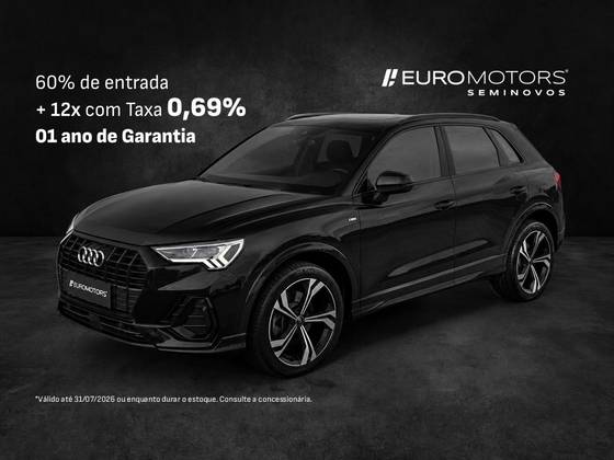 AUDI Q3 2.0 40 TFSI GASOLINA PERFORMANCE BLACK QUATTRO TIPTRONIC AUDI Q3 2.0 40 TFSI GASOLINA PERFORMANCE BLACK QUATTRO TIPTRONIC